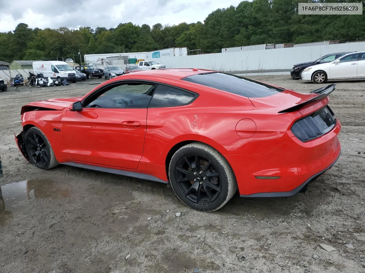 2017 Ford Mustang Gt VIN: 1FA6P8CF7H5256273 Lot: 72930794