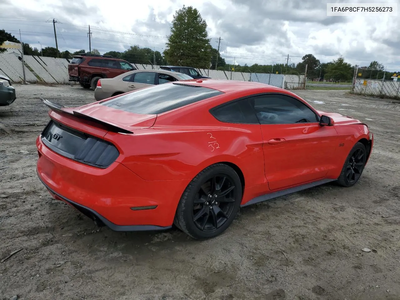 2017 Ford Mustang Gt VIN: 1FA6P8CF7H5256273 Lot: 72930794