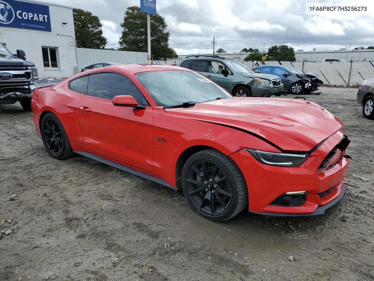 2017 Ford Mustang Gt VIN: 1FA6P8CF7H5256273 Lot: 72930794