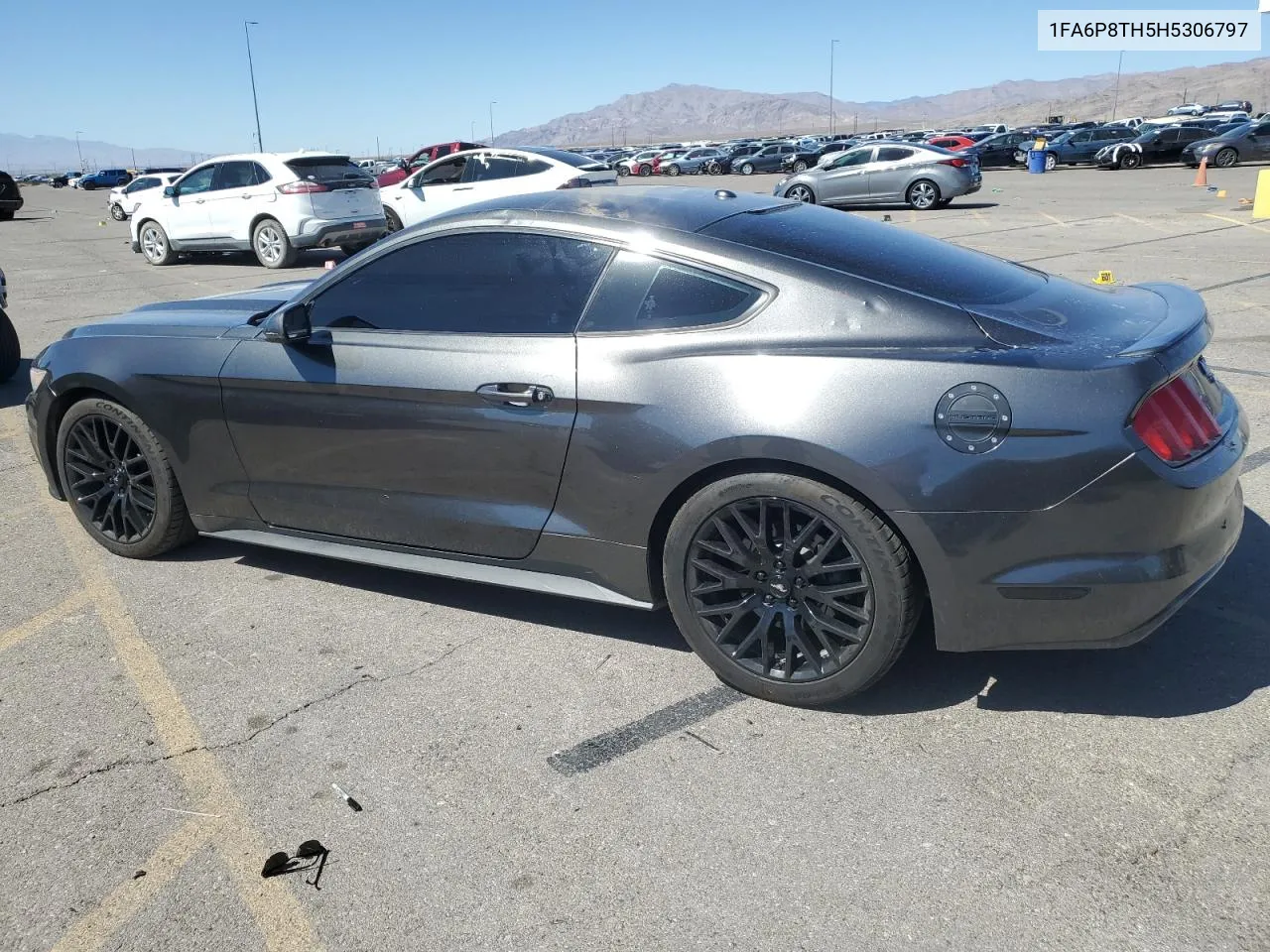 2017 Ford Mustang VIN: 1FA6P8TH5H5306797 Lot: 72974614