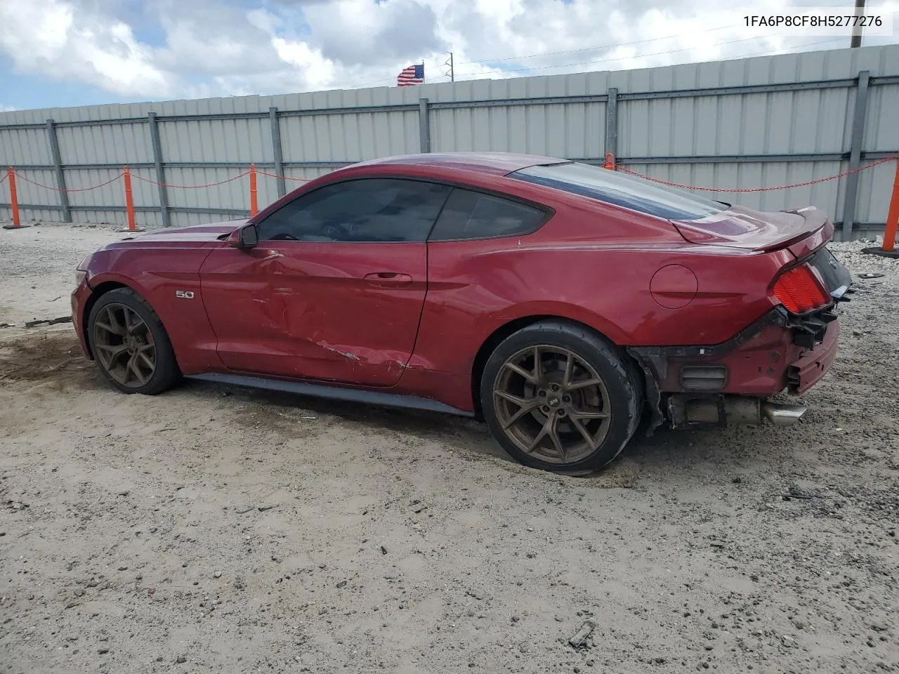 2017 Ford Mustang Gt VIN: 1FA6P8CF8H5277276 Lot: 72992254