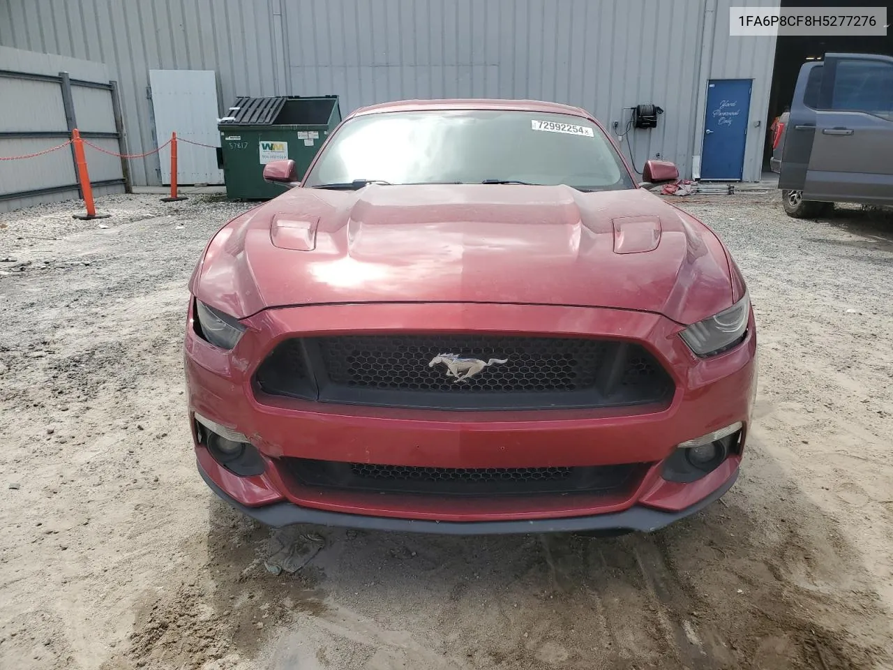 2017 Ford Mustang Gt VIN: 1FA6P8CF8H5277276 Lot: 72992254