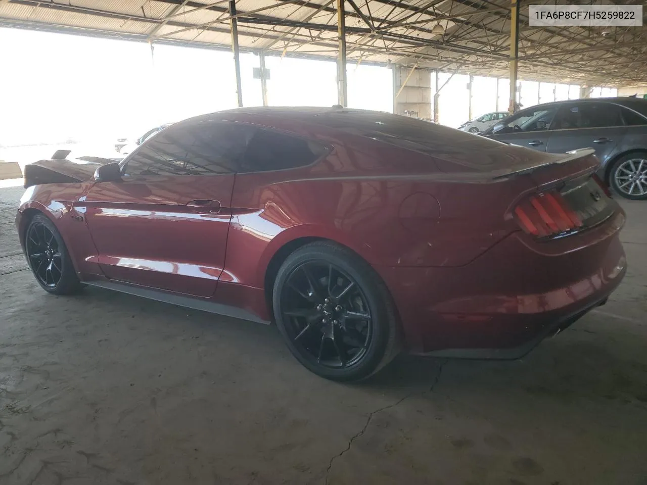 2017 Ford Mustang Gt VIN: 1FA6P8CF7H5259822 Lot: 73018414