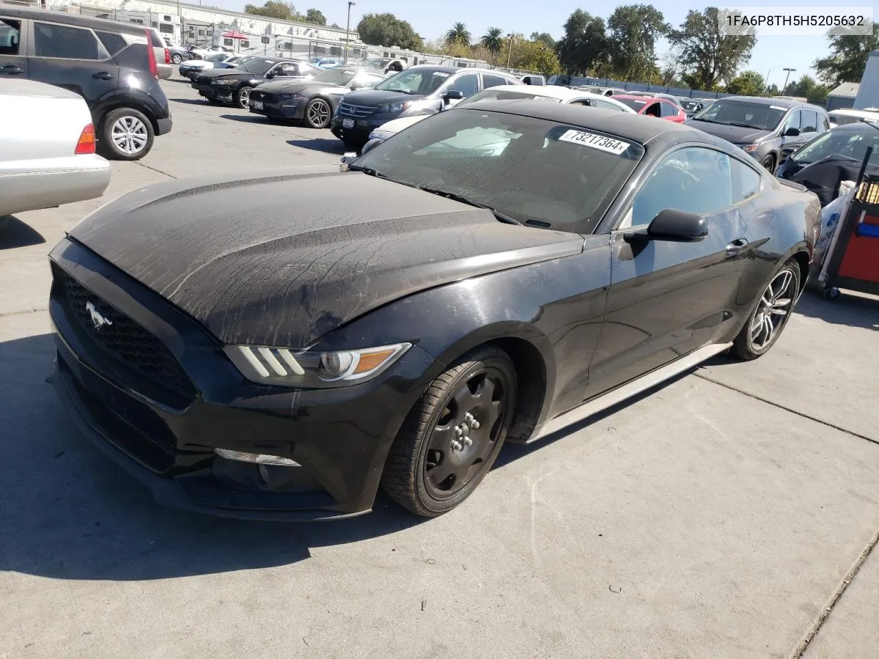 2017 Ford Mustang VIN: 1FA6P8TH5H5205632 Lot: 73217364