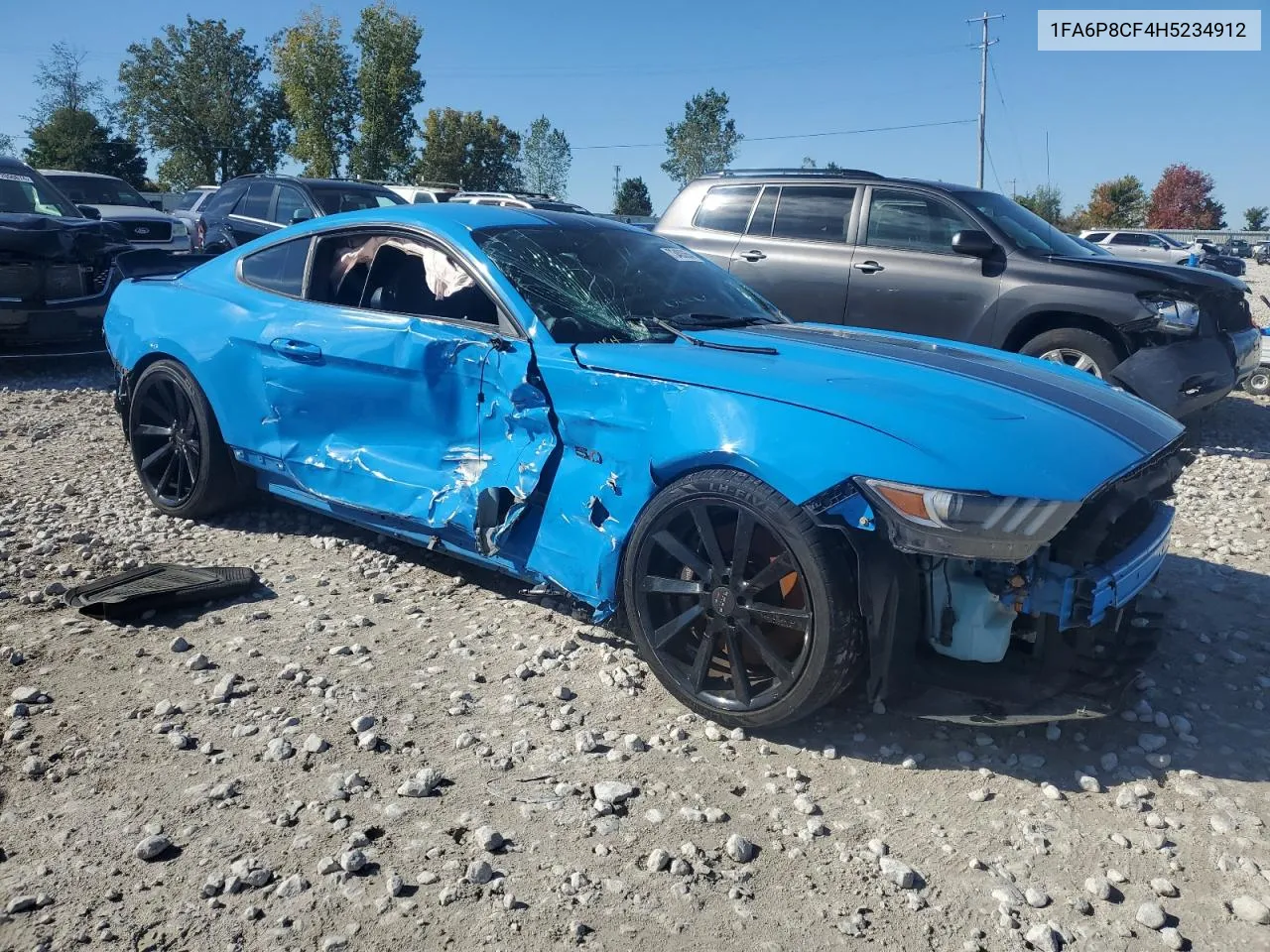 2017 Ford Mustang Gt VIN: 1FA6P8CF4H5234912 Lot: 73403654