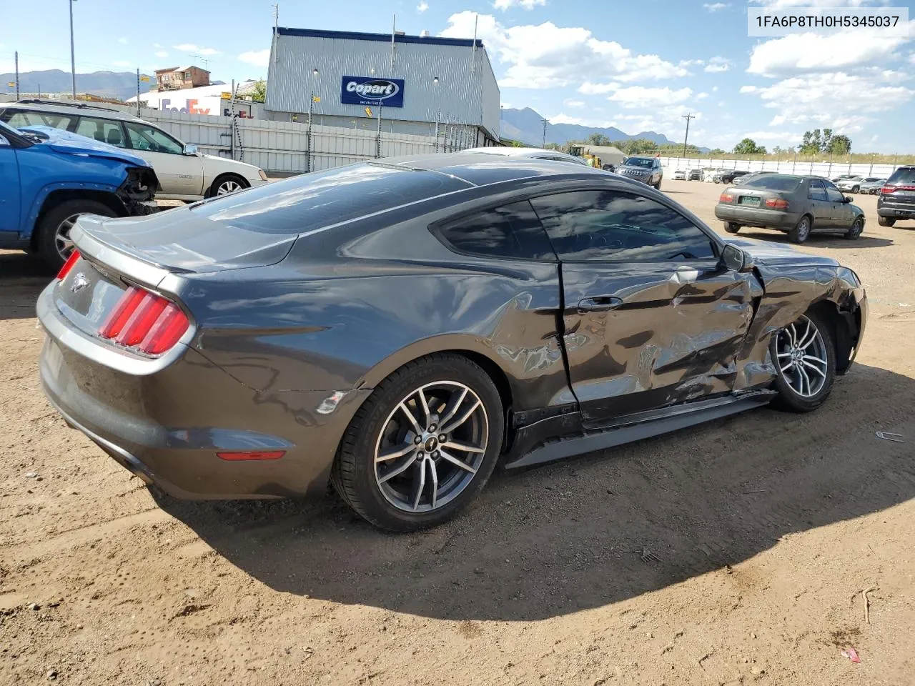 2017 Ford Mustang VIN: 1FA6P8TH0H5345037 Lot: 73470514