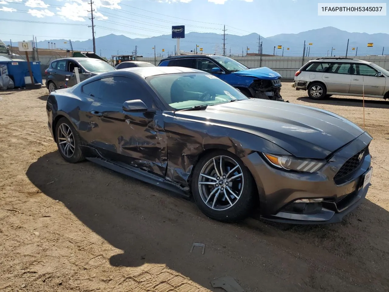 2017 Ford Mustang VIN: 1FA6P8TH0H5345037 Lot: 73470514