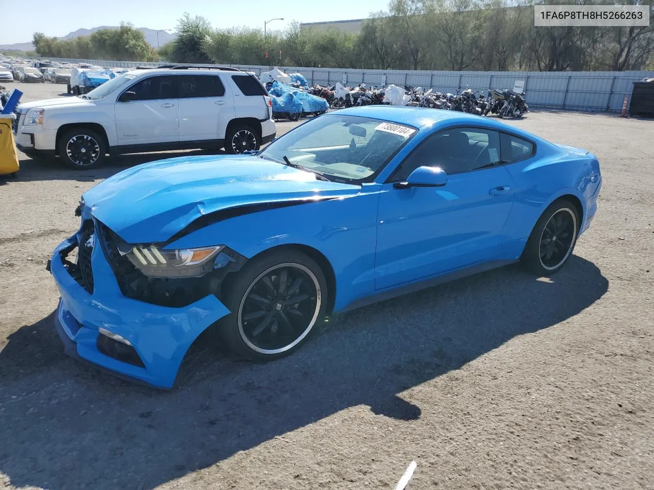 2017 Ford Mustang VIN: 1FA6P8TH8H5266263 Lot: 73800104