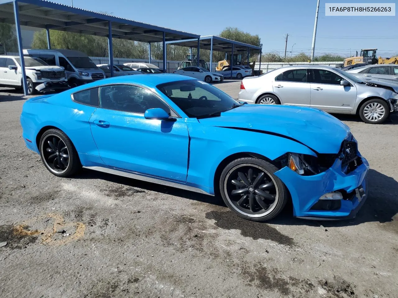 2017 Ford Mustang VIN: 1FA6P8TH8H5266263 Lot: 73800104