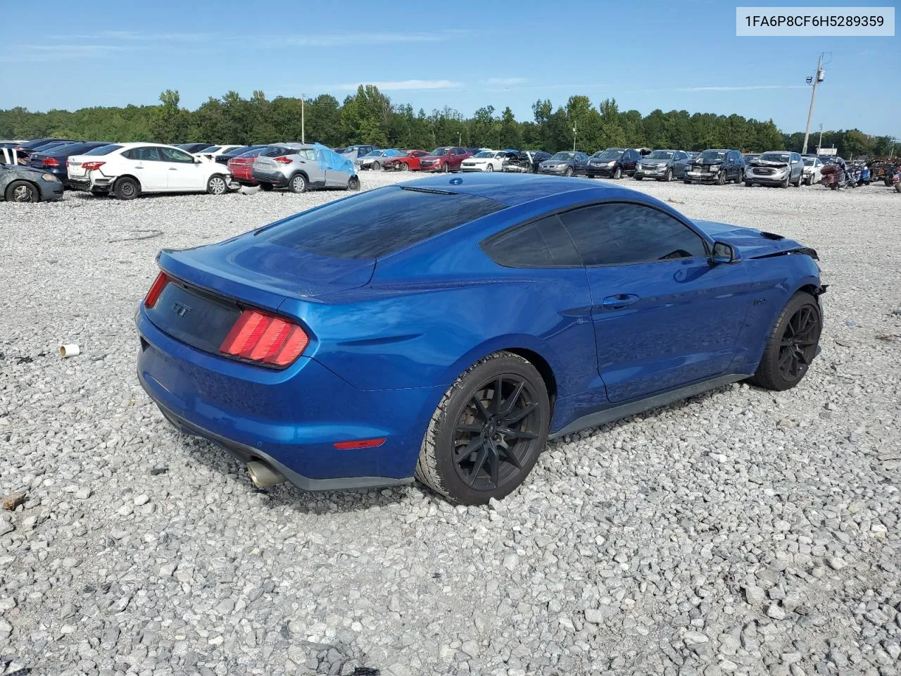 2017 Ford Mustang Gt VIN: 1FA6P8CF6H5289359 Lot: 73970664