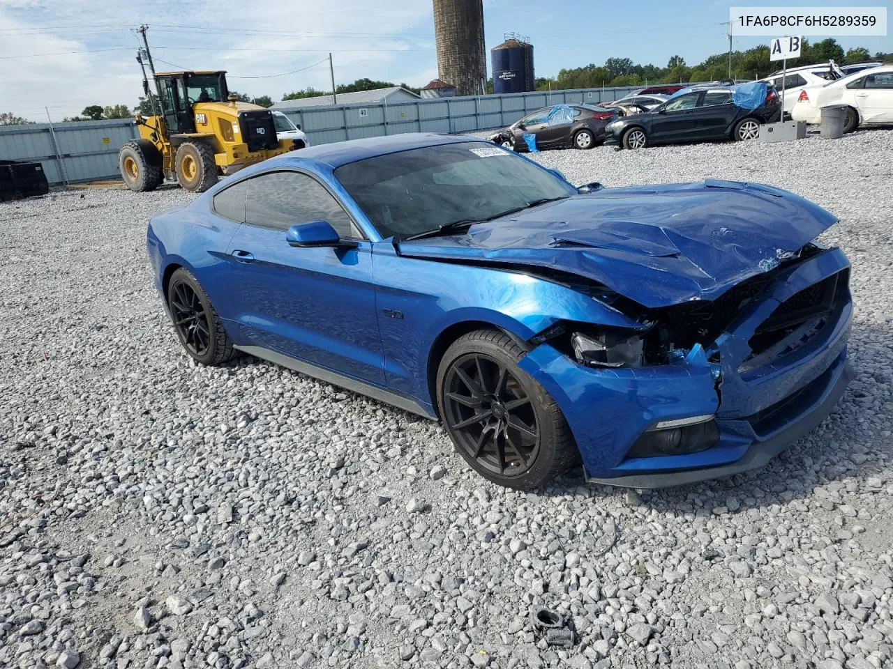 2017 Ford Mustang Gt VIN: 1FA6P8CF6H5289359 Lot: 73970664