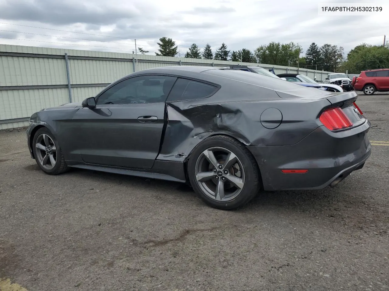 2017 Ford Mustang VIN: 1FA6P8TH2H5302139 Lot: 74241104