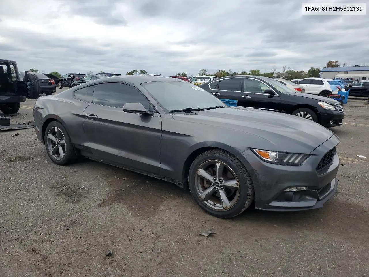 2017 Ford Mustang VIN: 1FA6P8TH2H5302139 Lot: 74241104