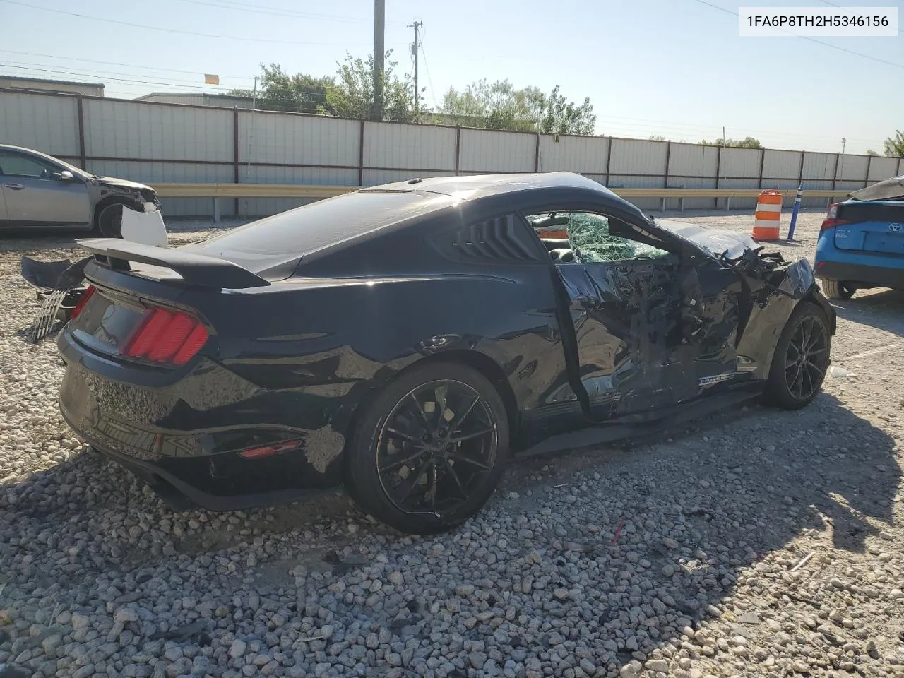 2017 Ford Mustang VIN: 1FA6P8TH2H5346156 Lot: 74259454