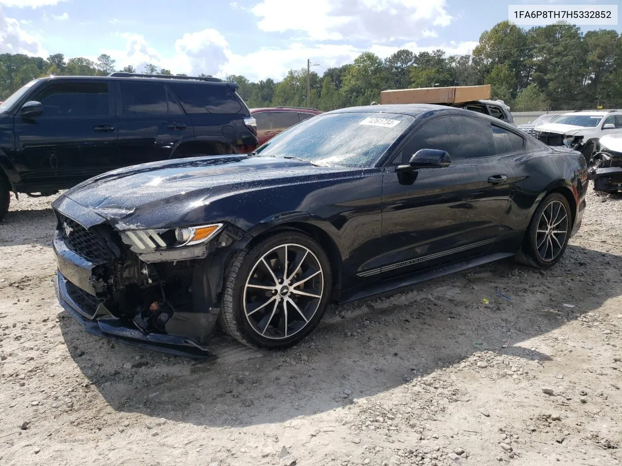 2017 Ford Mustang VIN: 1FA6P8TH7H5332852 Lot: 74261734