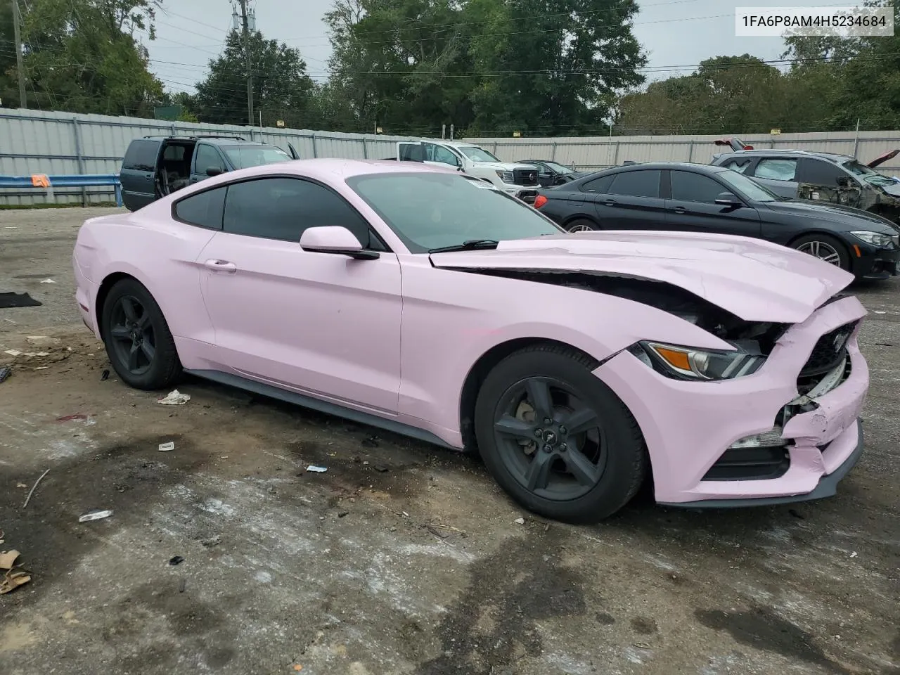 2017 Ford Mustang VIN: 1FA6P8AM4H5234684 Lot: 74263694