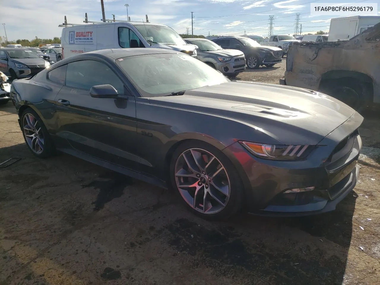 2017 Ford Mustang Gt VIN: 1FA6P8CF6H5296179 Lot: 74312644