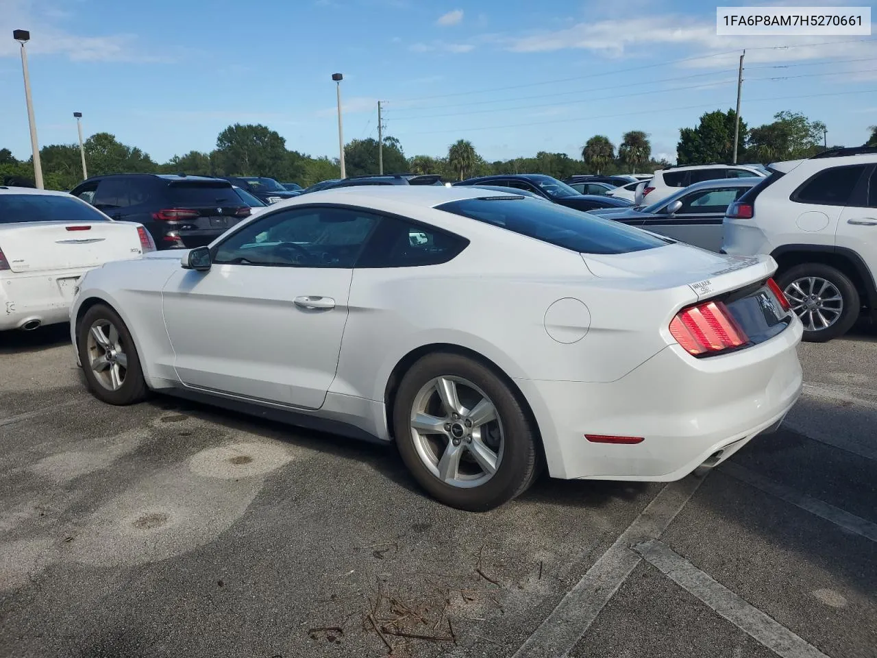 2017 Ford Mustang VIN: 1FA6P8AM7H5270661 Lot: 74354594