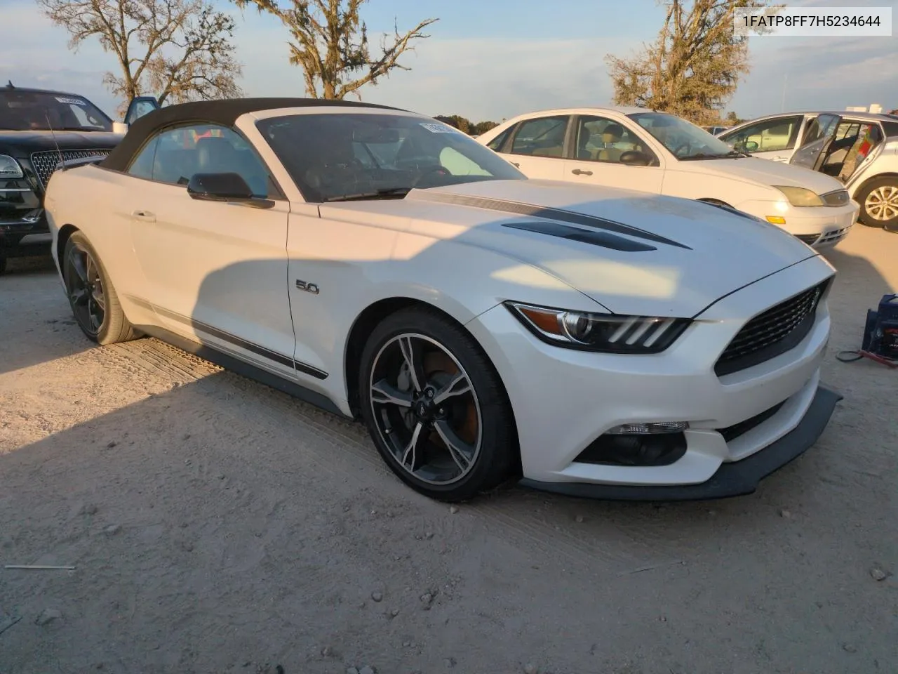 2017 Ford Mustang Gt VIN: 1FATP8FF7H5234644 Lot: 74381384