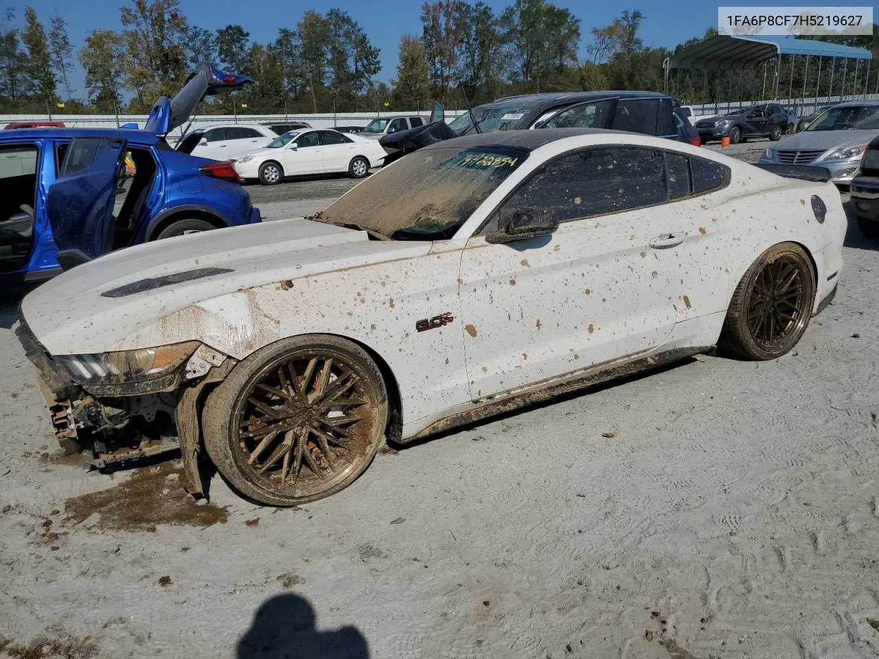 2017 Ford Mustang Gt VIN: 1FA6P8CF7H5219627 Lot: 74422854