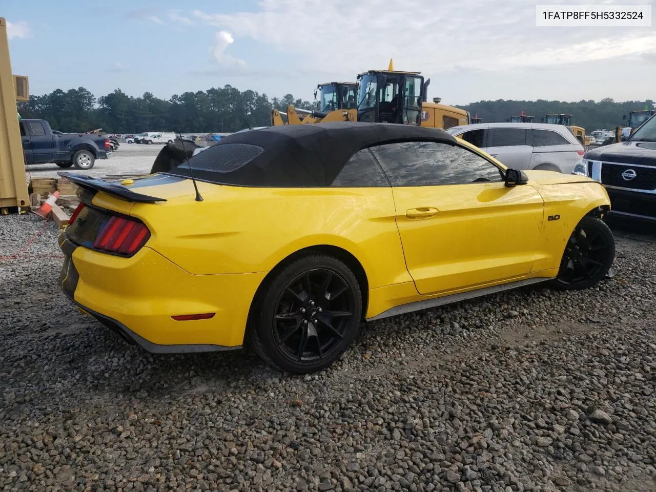 2017 Ford Mustang Gt VIN: 1FATP8FF5H5332524 Lot: 74504404