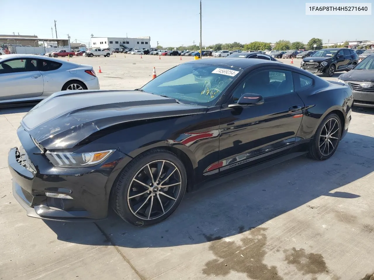 2017 Ford Mustang VIN: 1FA6P8TH4H5271640 Lot: 74569254