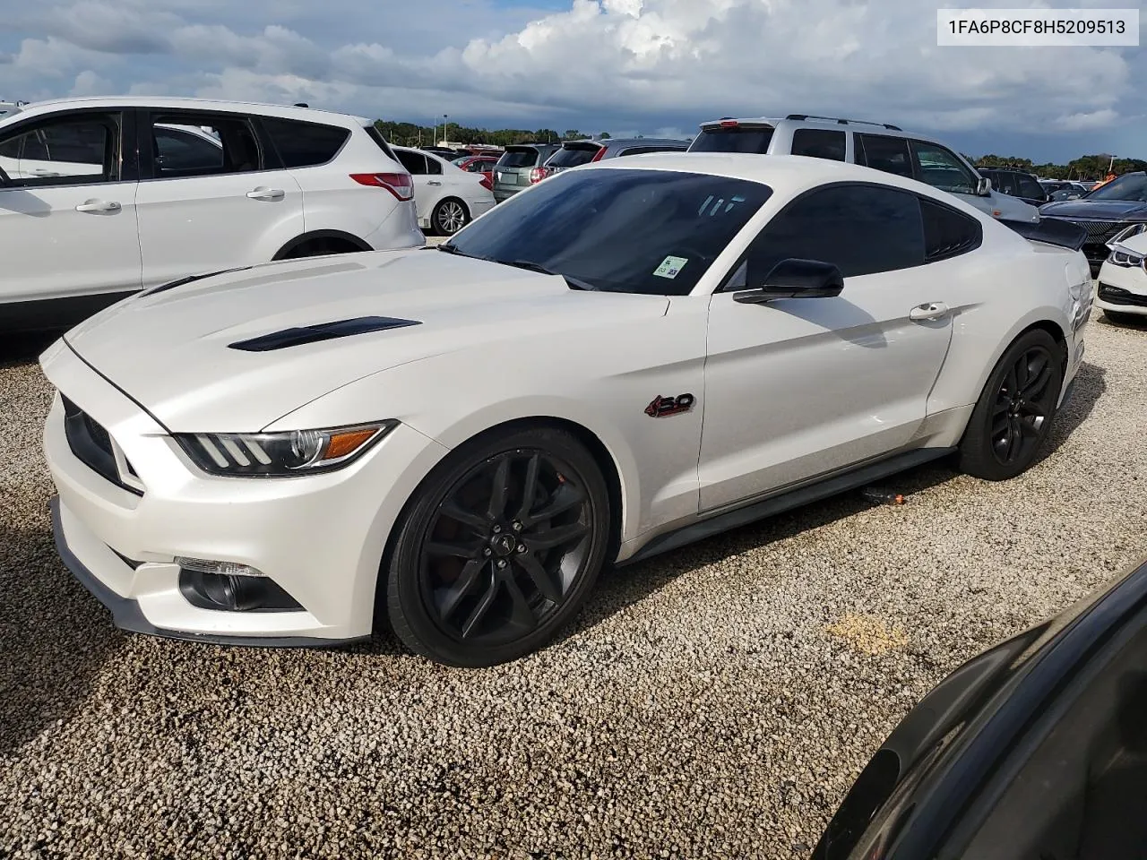 2017 Ford Mustang Gt VIN: 1FA6P8CF8H5209513 Lot: 74620444