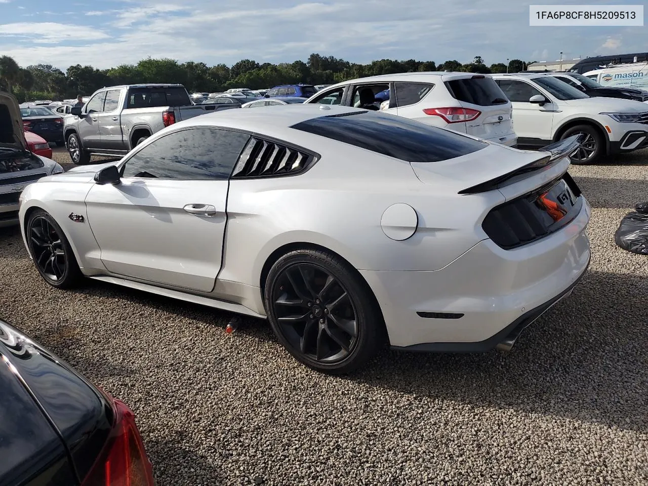 2017 Ford Mustang Gt VIN: 1FA6P8CF8H5209513 Lot: 74620444