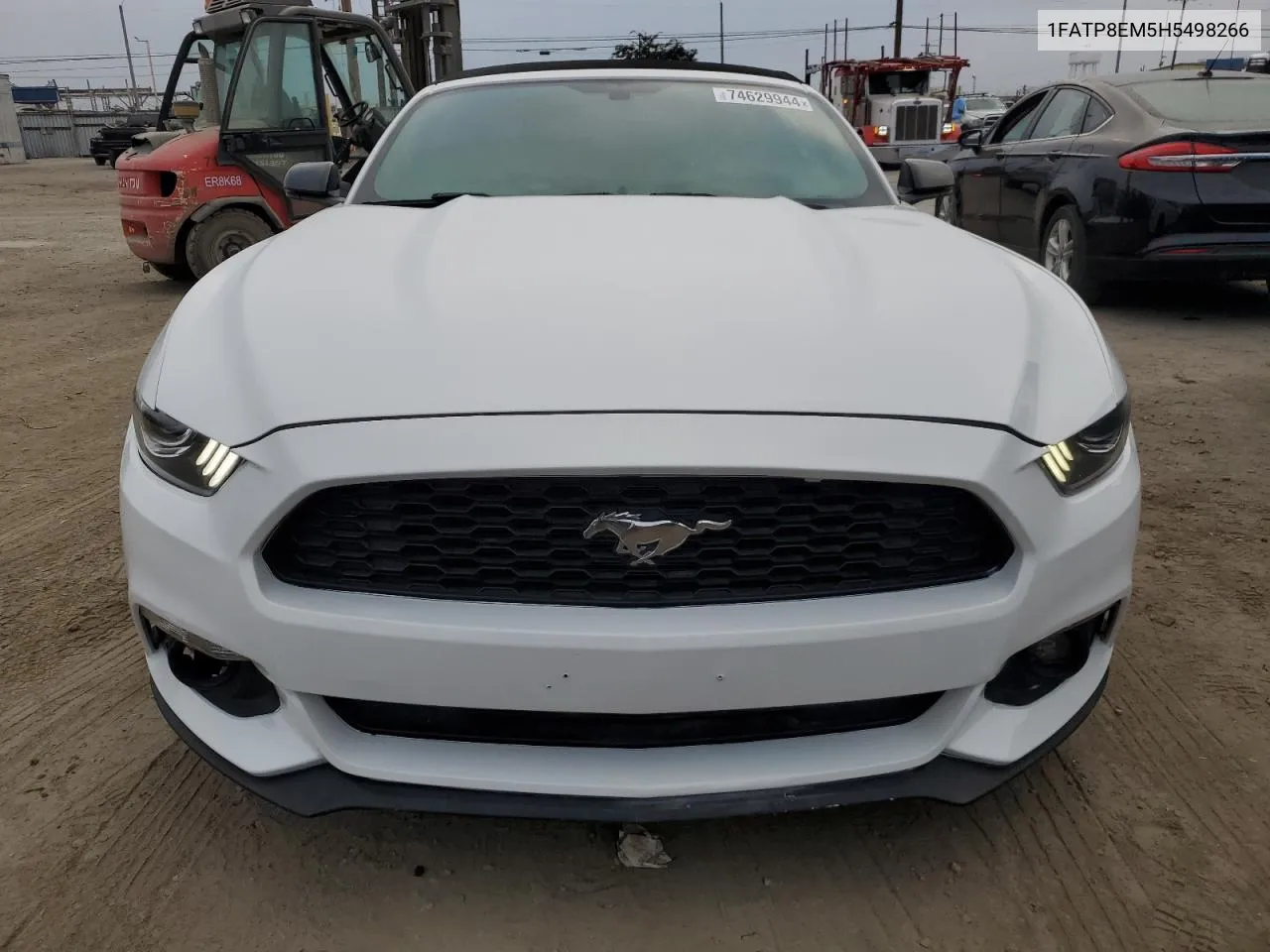 2017 Ford Mustang VIN: 1FATP8EM5H5498266 Lot: 74629944