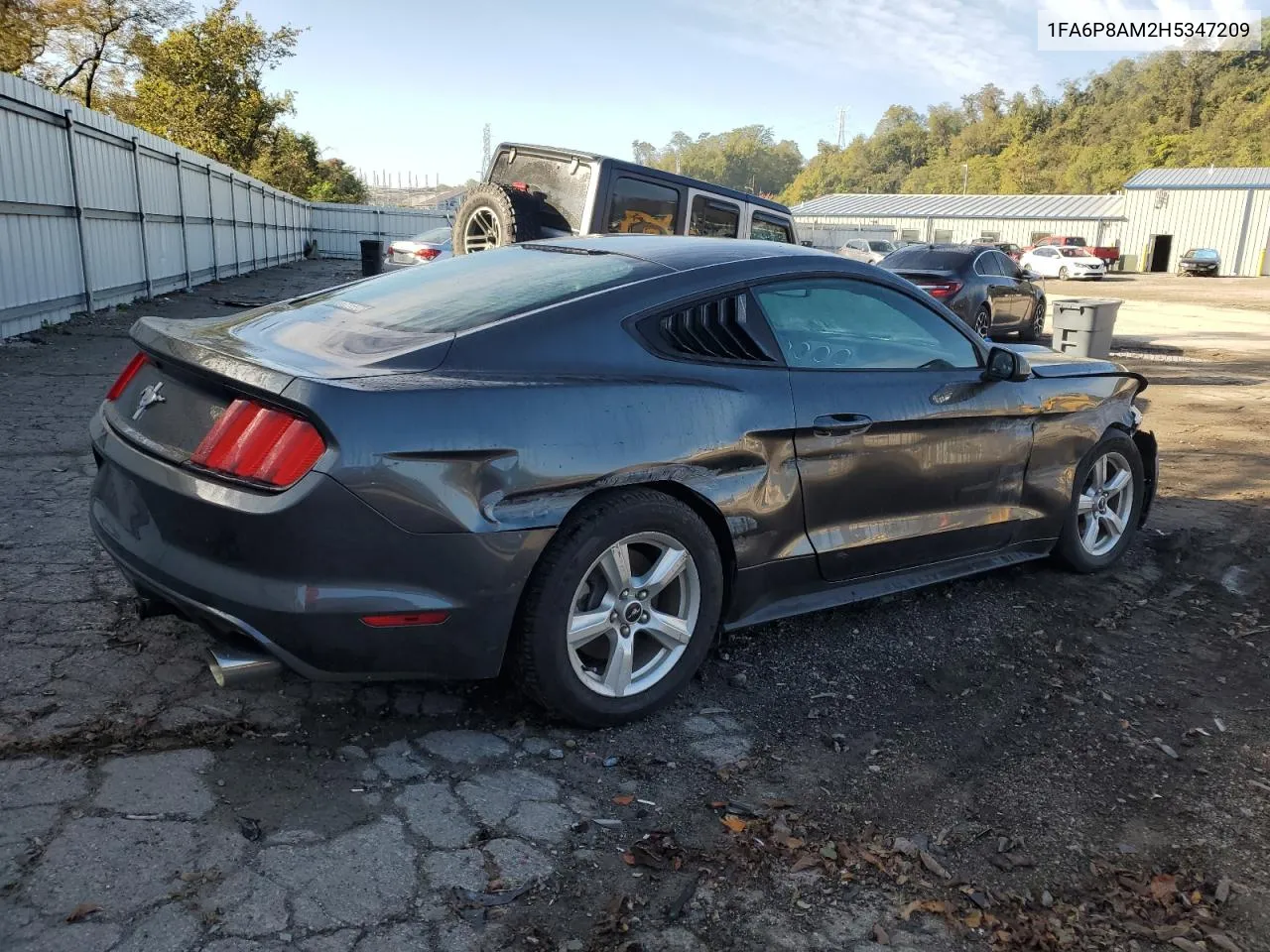 2017 Ford Mustang VIN: 1FA6P8AM2H5347209 Lot: 74877324