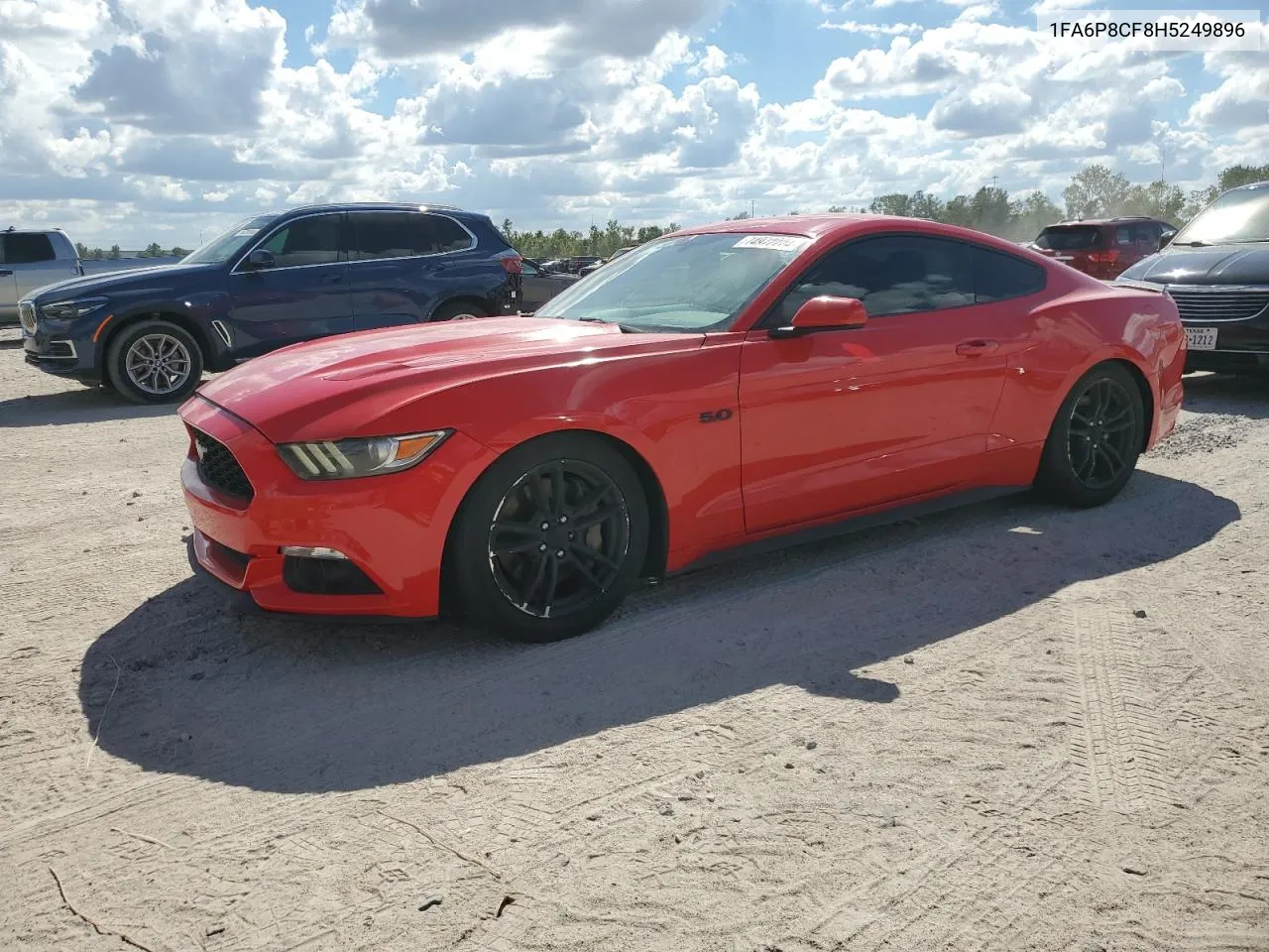 2017 Ford Mustang Gt VIN: 1FA6P8CF8H5249896 Lot: 74972224