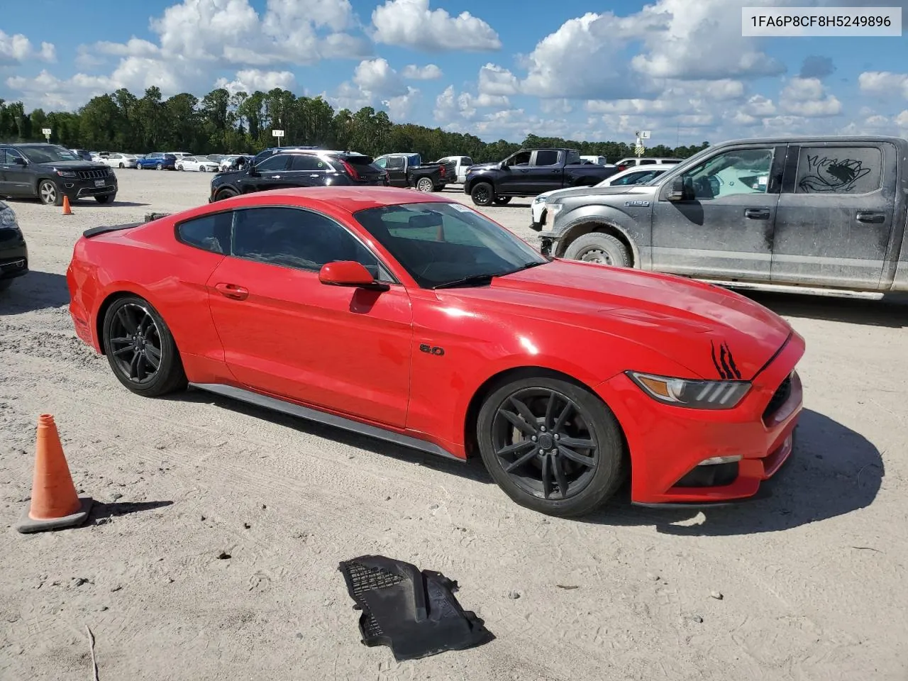 2017 Ford Mustang Gt VIN: 1FA6P8CF8H5249896 Lot: 74972224