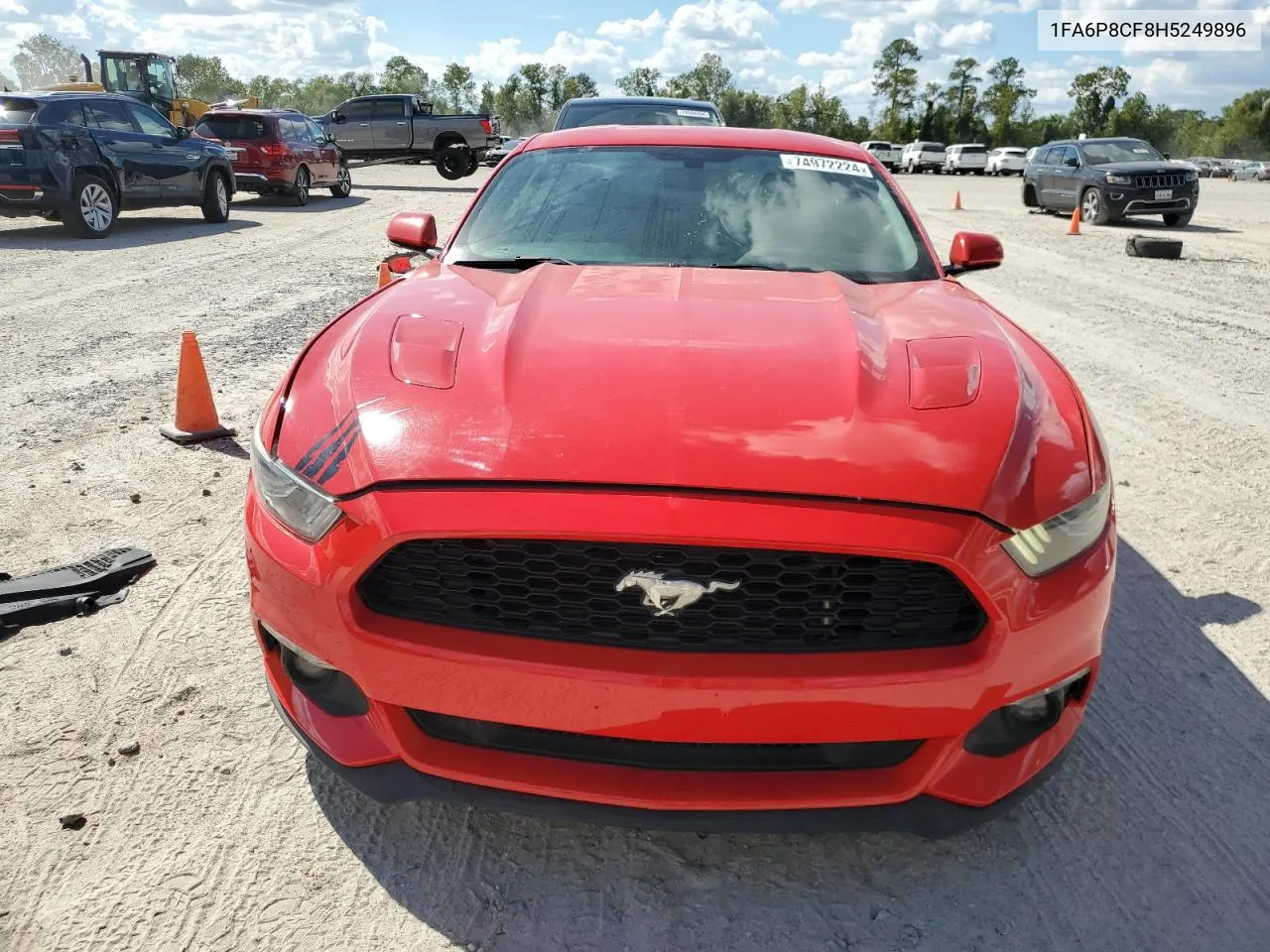 2017 Ford Mustang Gt VIN: 1FA6P8CF8H5249896 Lot: 74972224