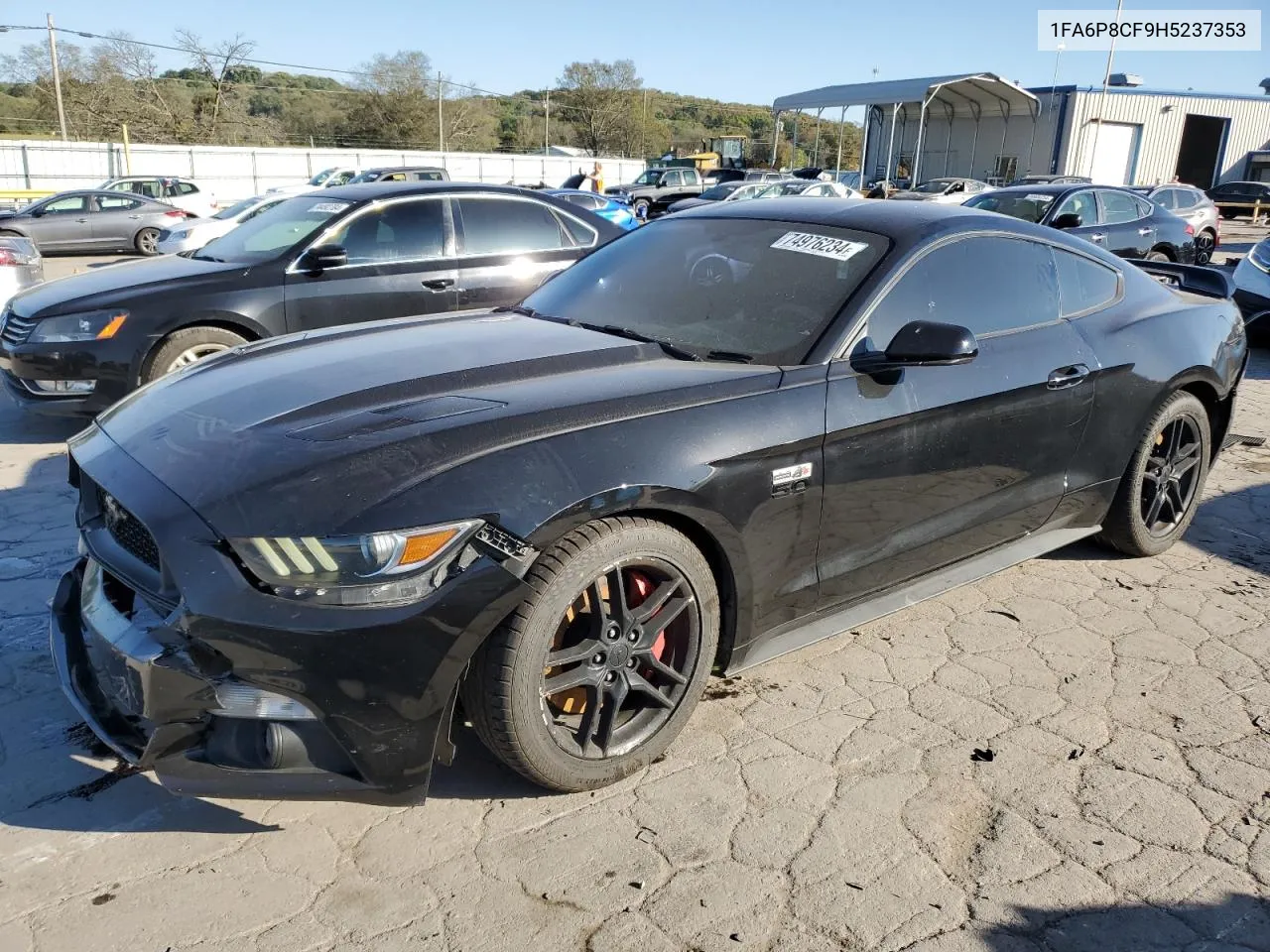 2017 Ford Mustang Gt VIN: 1FA6P8CF9H5237353 Lot: 74976234