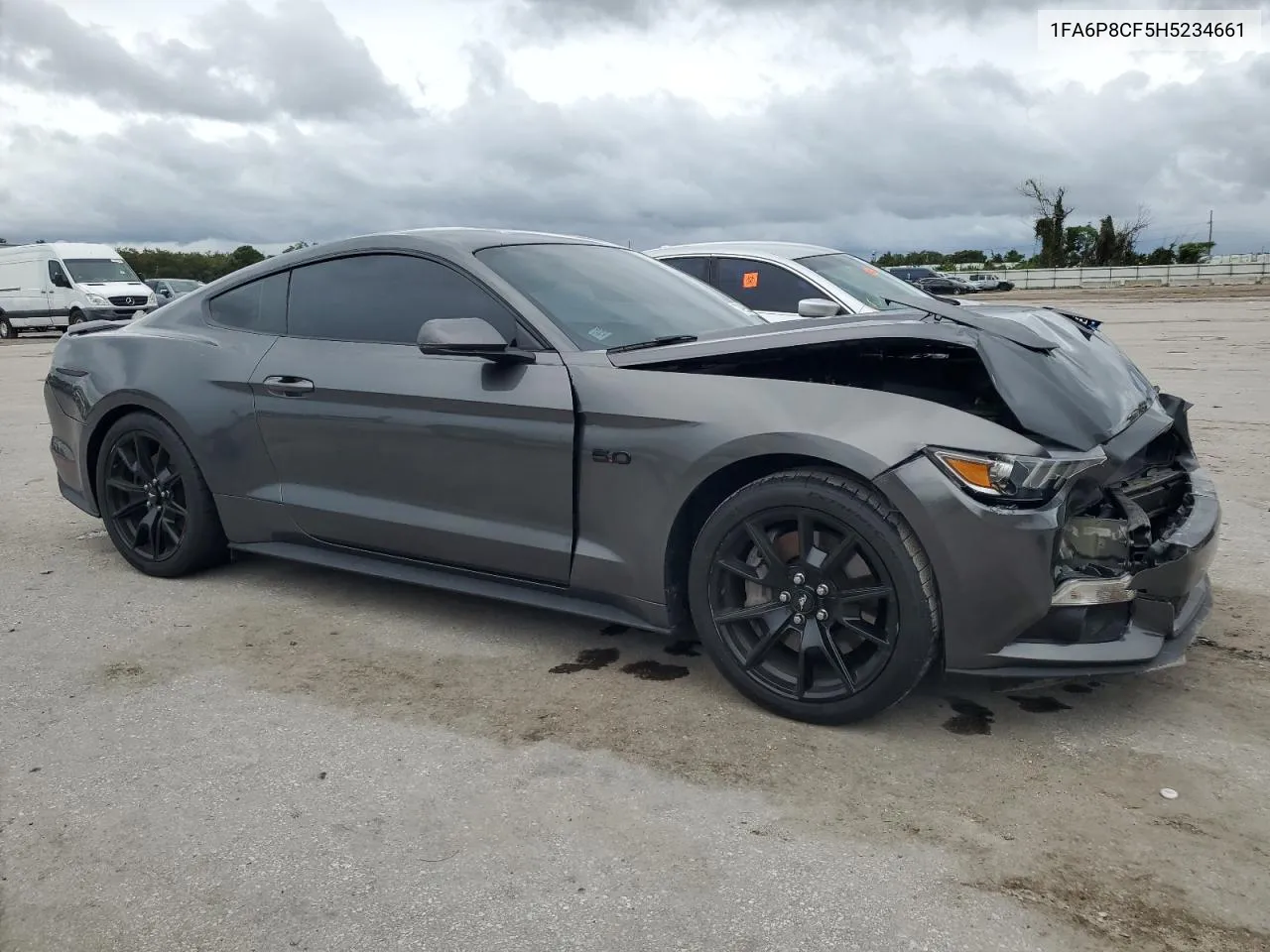 2017 Ford Mustang Gt VIN: 1FA6P8CF5H5234661 Lot: 74999854