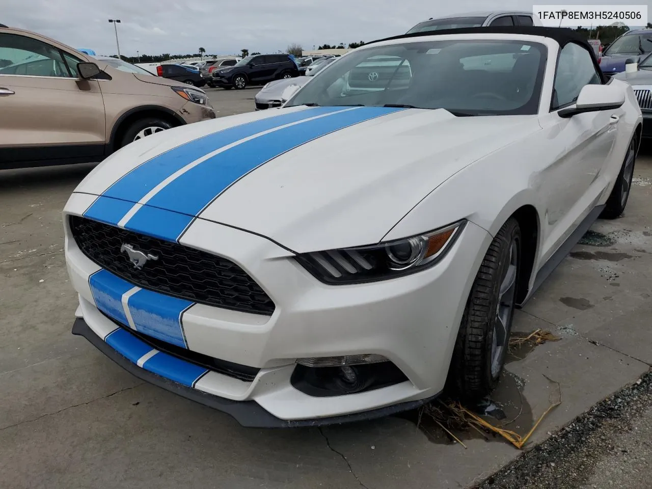 2017 Ford Mustang VIN: 1FATP8EM3H5240506 Lot: 75122634