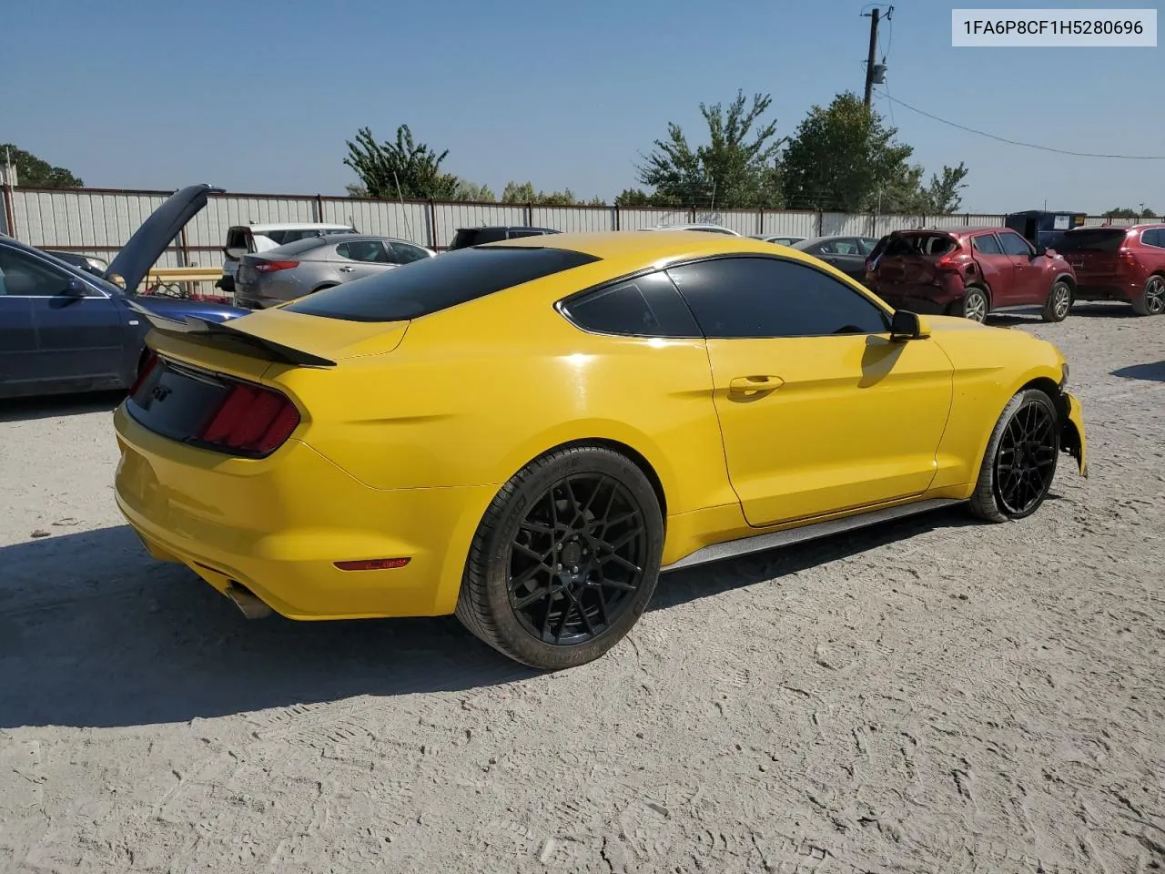 2017 Ford Mustang Gt VIN: 1FA6P8CF1H5280696 Lot: 75206834