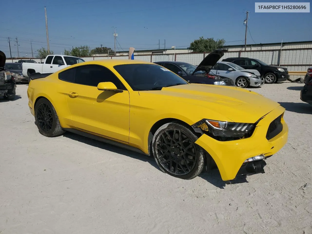 2017 Ford Mustang Gt VIN: 1FA6P8CF1H5280696 Lot: 75206834