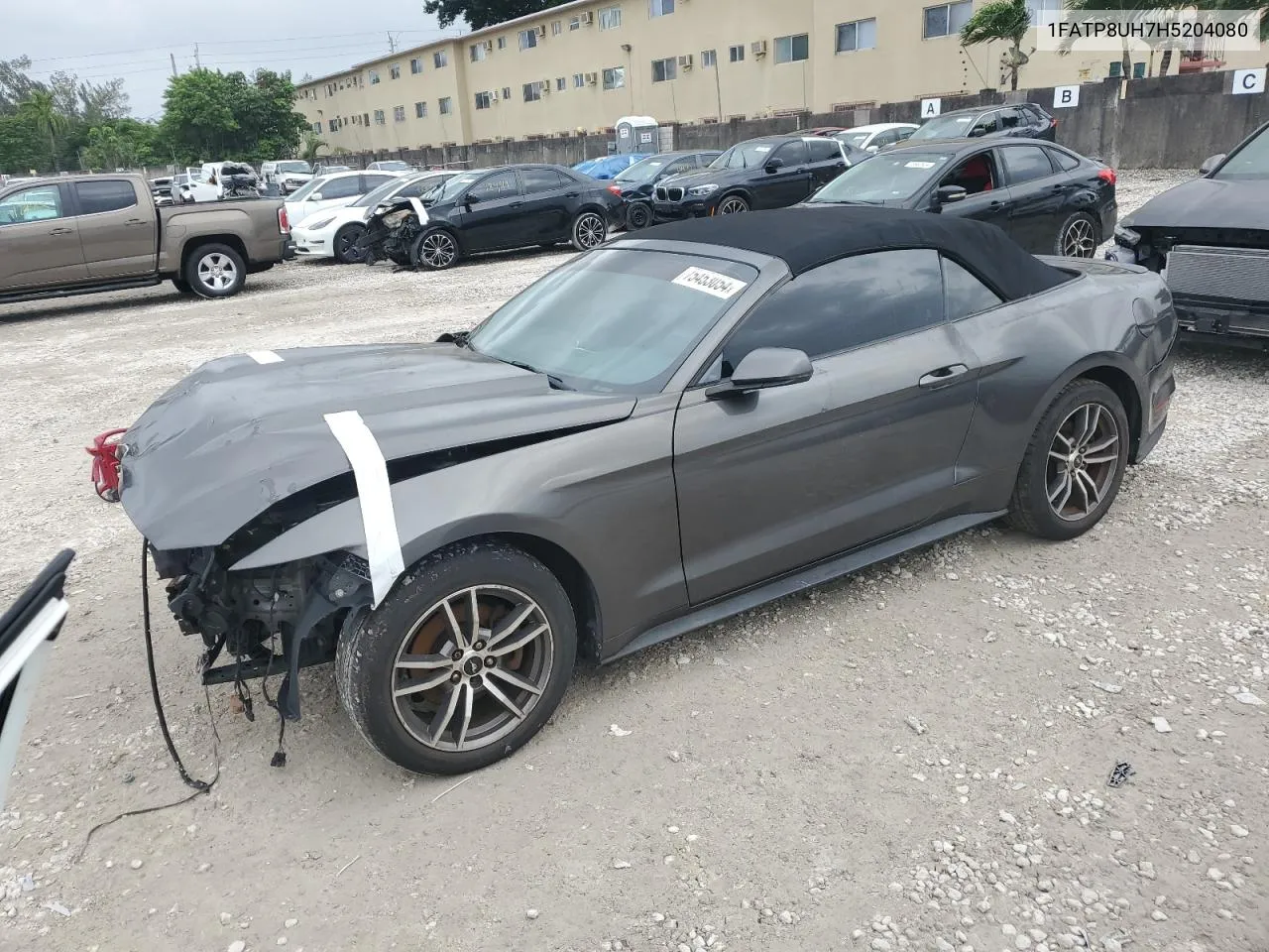 2017 Ford Mustang VIN: 1FATP8UH7H5204080 Lot: 75453054