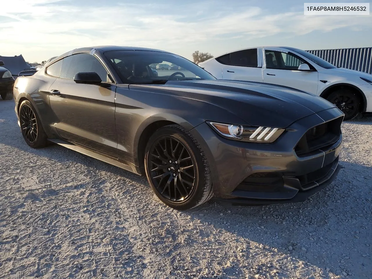 2017 Ford Mustang VIN: 1FA6P8AM8H5246532 Lot: 75611144