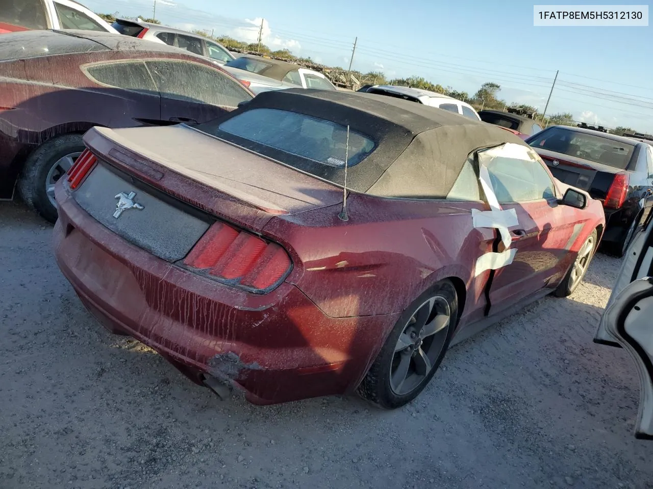 2017 Ford Mustang VIN: 1FATP8EM5H5312130 Lot: 75687994