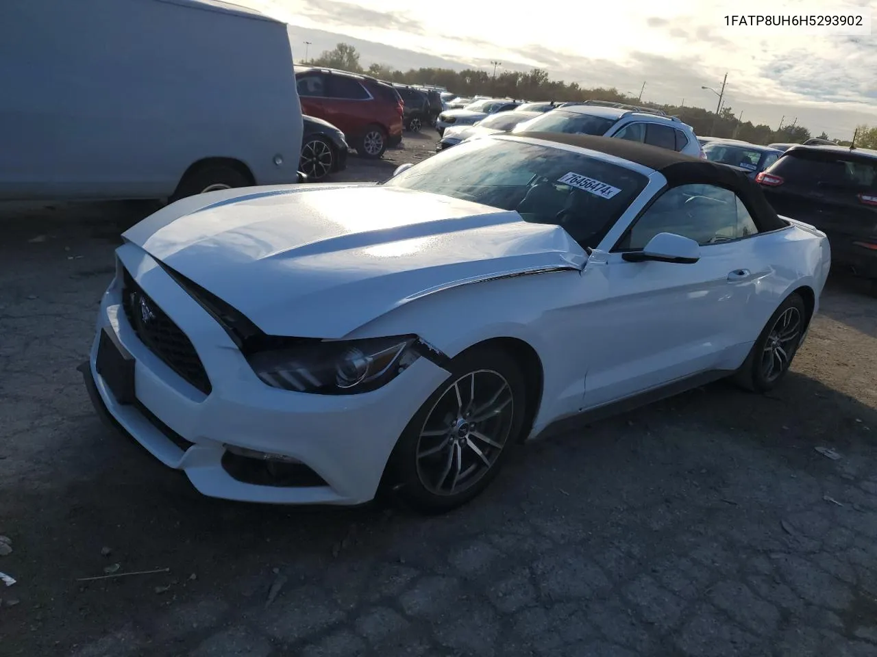 2017 Ford Mustang VIN: 1FATP8UH6H5293902 Lot: 76456474