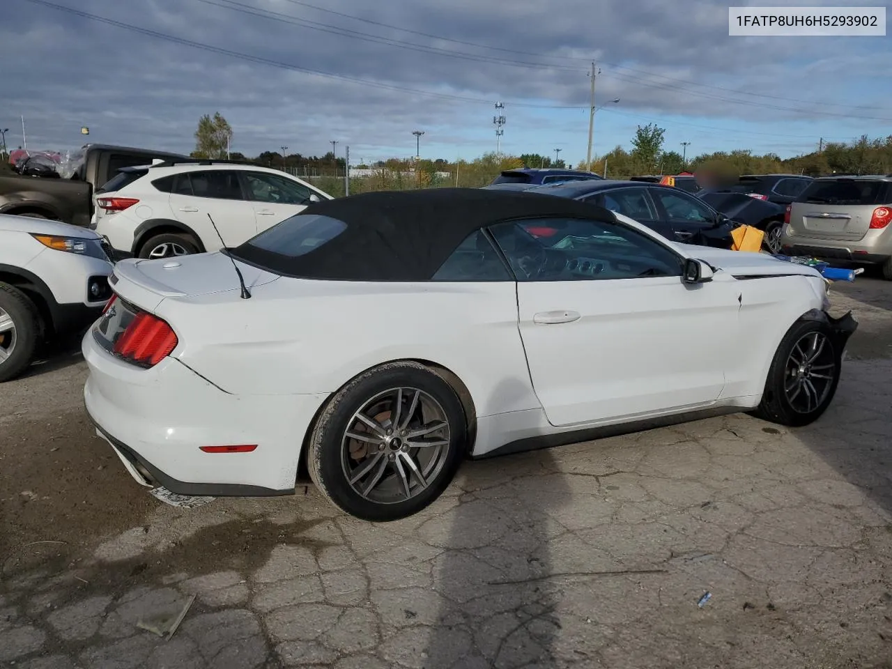 2017 Ford Mustang VIN: 1FATP8UH6H5293902 Lot: 76456474