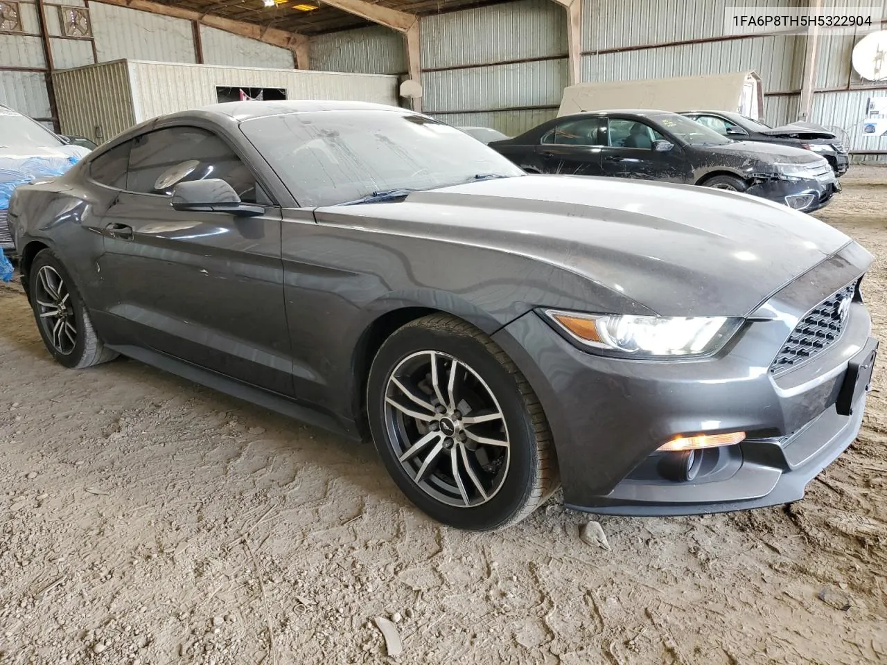 2017 Ford Mustang VIN: 1FA6P8TH5H5322904 Lot: 76471974