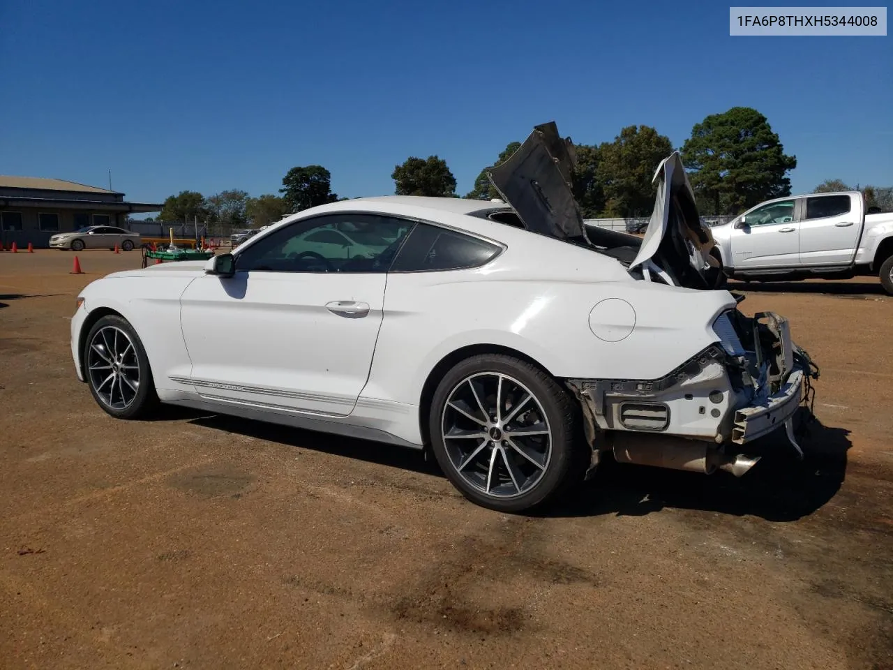 2017 Ford Mustang VIN: 1FA6P8THXH5344008 Lot: 76554444