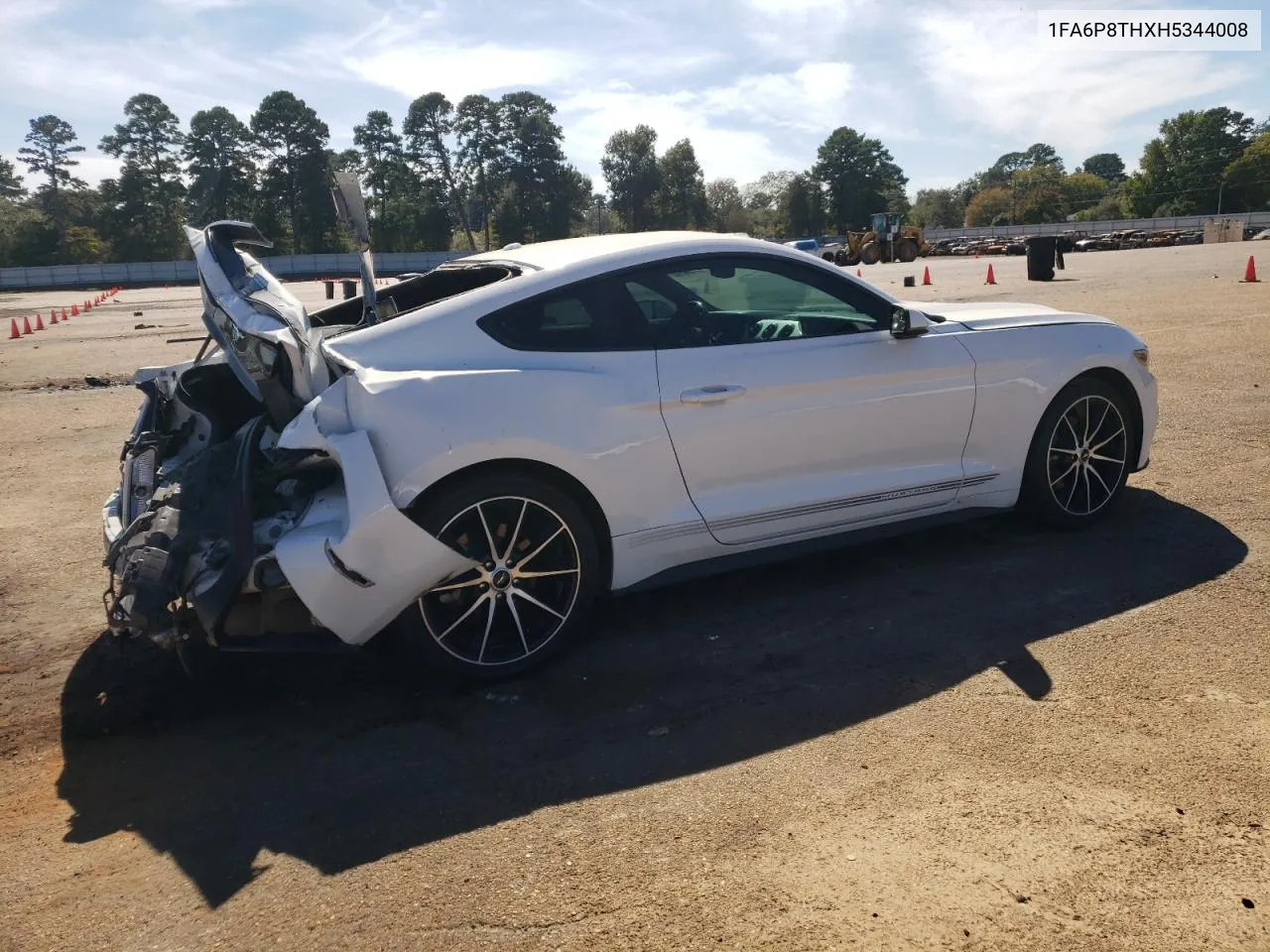 2017 Ford Mustang VIN: 1FA6P8THXH5344008 Lot: 76554444