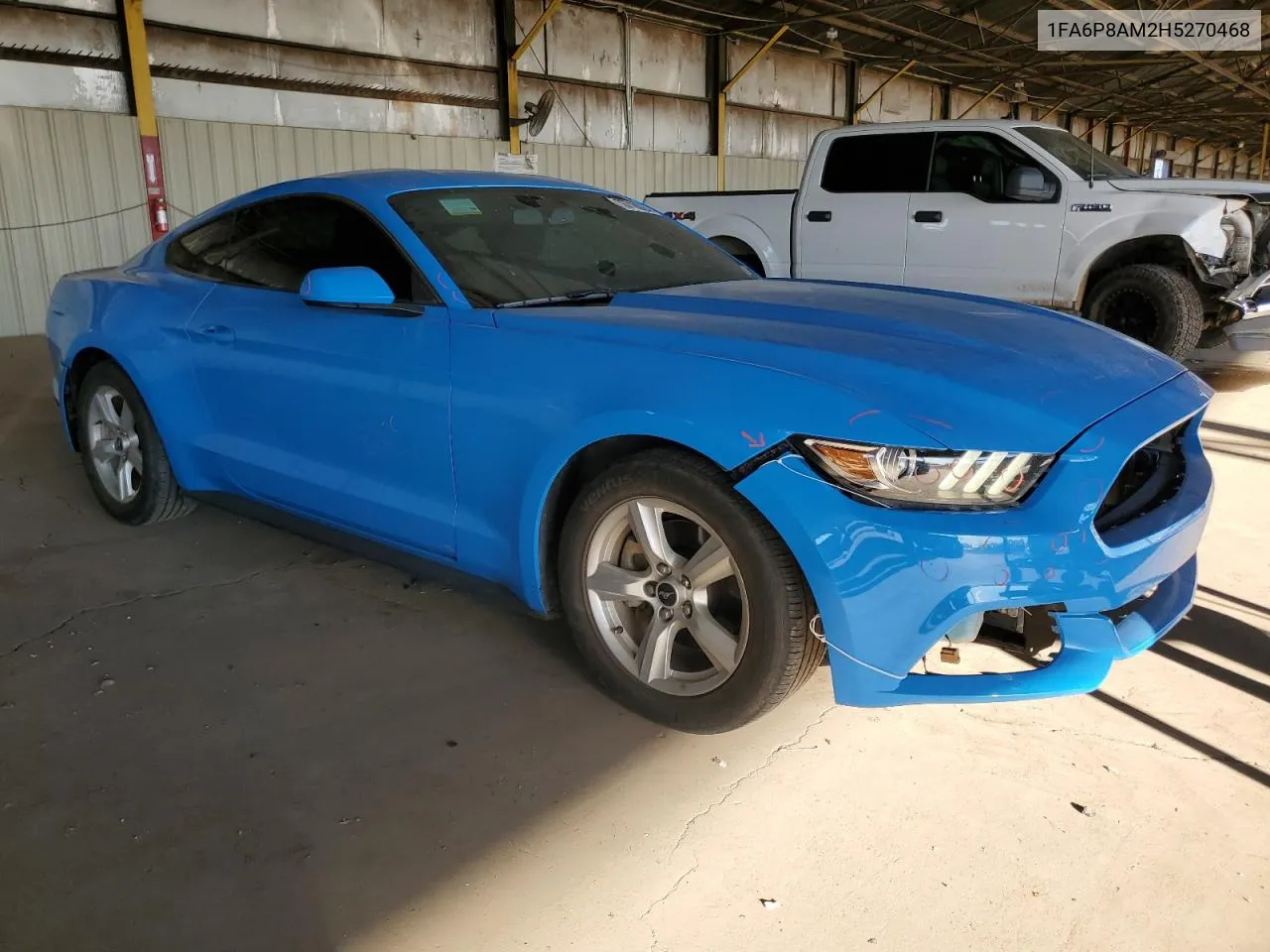 2017 Ford Mustang VIN: 1FA6P8AM2H5270468 Lot: 76718024