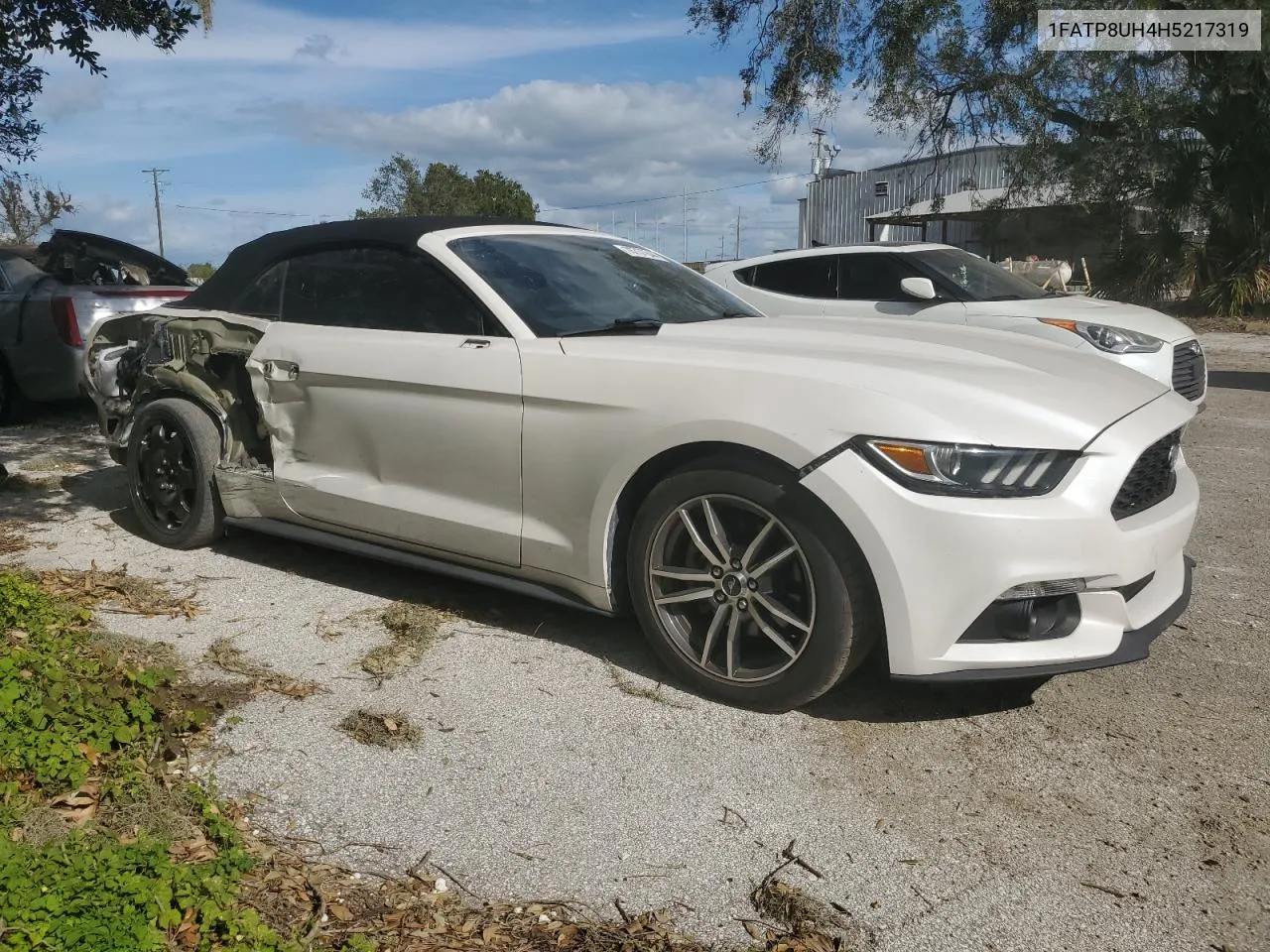 2017 Ford Mustang VIN: 1FATP8UH4H5217319 Lot: 76737844