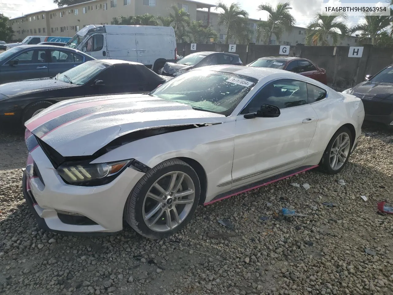 2017 Ford Mustang VIN: 1FA6P8TH9H5263954 Lot: 76787054