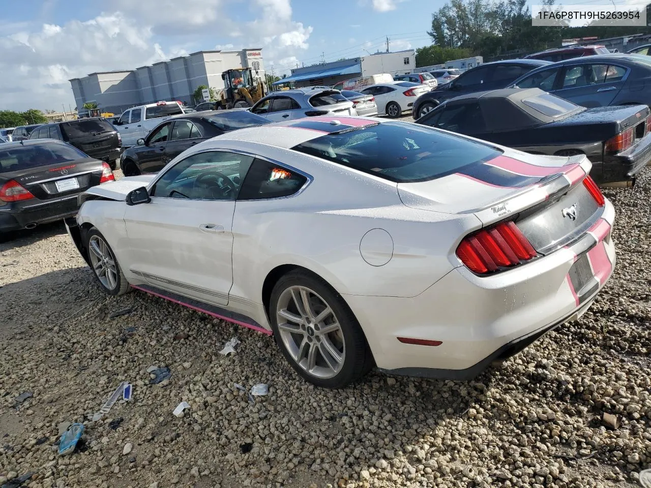 2017 Ford Mustang VIN: 1FA6P8TH9H5263954 Lot: 76787054